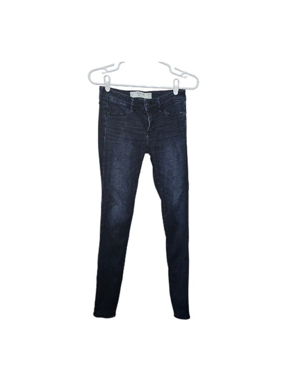Abercrombie & Fitch A&F Jegging Jeans 2L Dark Wash Skinny Stretch